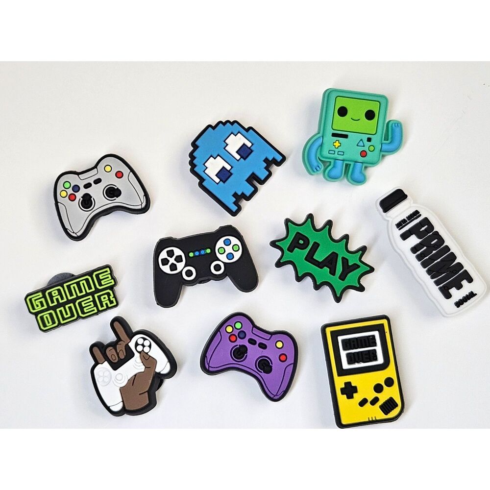 10 Piece Gaming Shoe Charms
